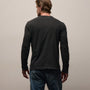Long Sleeve Crew Neck in Carbon Pigment | James Perse Los Angeles