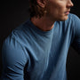 Long Sleeve Crew Neck in Lake Pigment | James Perse Los Angeles