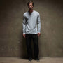 Long Sleeve Crew Neck in Open Sky Pigment | James Perse Los Angeles