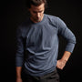 Long Sleeve Crew Neck in Sea Captain Pigment | James Perse Los Angeles