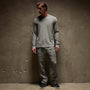 Long Sleeve Crew Neck in Silver Grey Pigment | James Perse Los Angeles