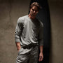 Long Sleeve Crew Neck in Silver Grey Pigment | James Perse Los Angeles