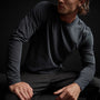 Long Sleeve Crew Neck in Titan Pigment | James Perse Los Angeles