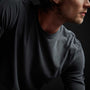 Long Sleeve Crew Neck in Titan Pigment | James Perse Los Angeles