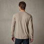 Long Sleeve Crew Neck in Toast Pigment | James Perse Los Angeles