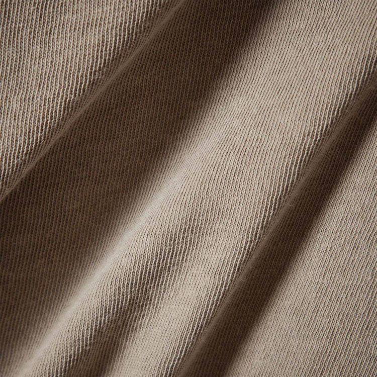 Long Sleeve Crew Neck in Toast Pigment | James Perse Los Angeles