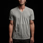 Short Sleeve V Neck in Concrete Pigment | James Perse Los Angeles
