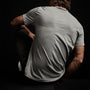 Short Sleeve V Neck in Concrete Pigment | James Perse Los Angeles