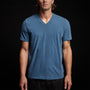 Short Sleeve V Neck in Lake Pigment | James Perse Los Angeles