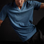 Short Sleeve V Neck in Lake Pigment | James Perse Los Angeles