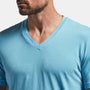 Short Sleeve V Neck In Marina | James Perse Los Angeles