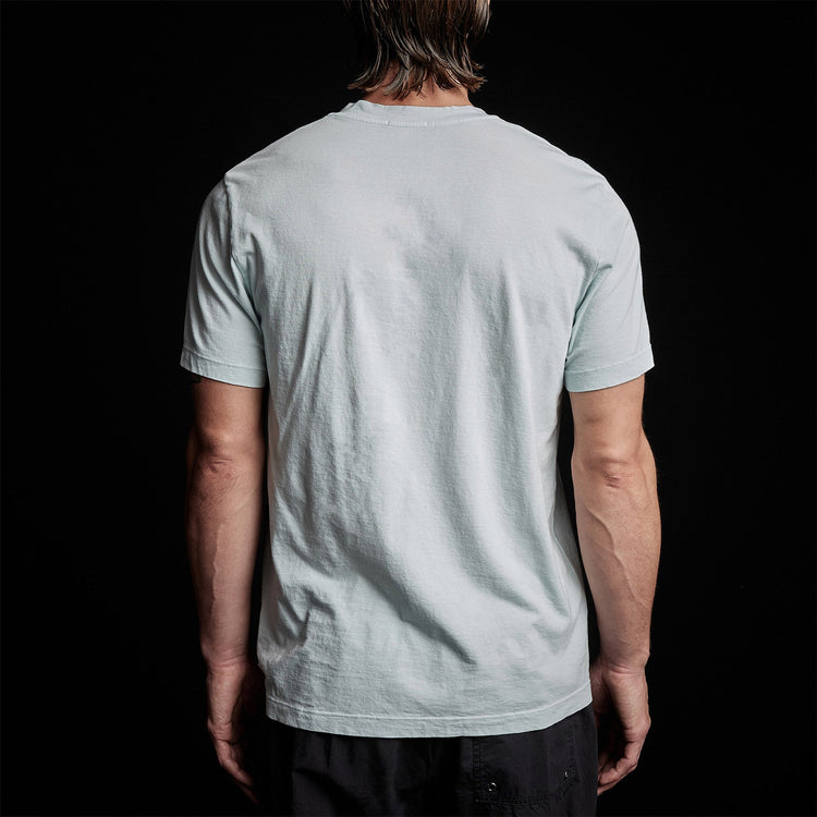 Short Sleeve V Neck in Ocean Spray Pigment | James Perse Los Angeles