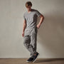 Short Sleeve V Neck in Silver Grey Pigment | James Perse Los Angeles