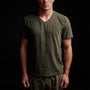 Short Sleeve V Neck in Tent Pigment | James Perse Los Angeles