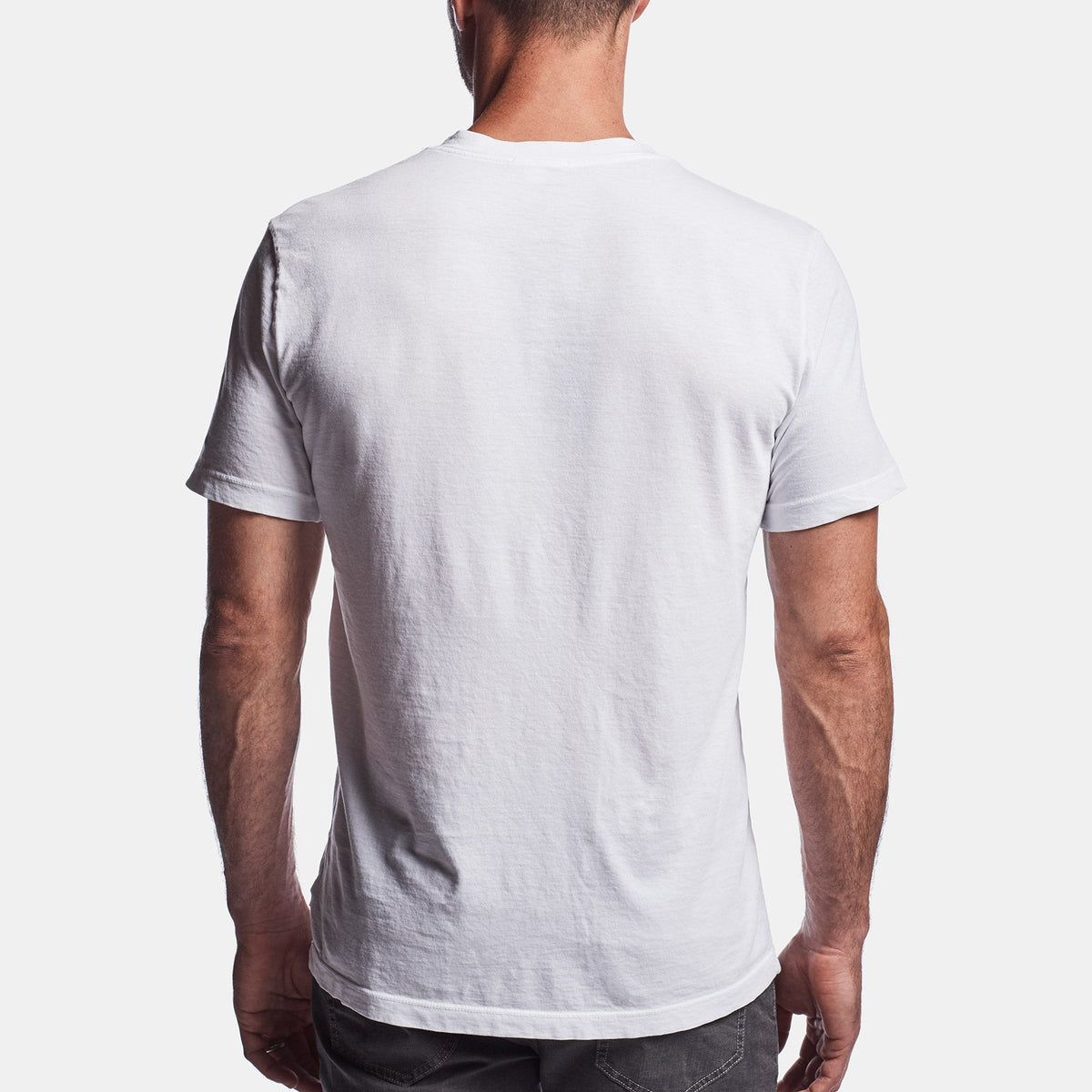 Short Sleeve V Neck In Globe Pigment | James Perse Los Angeles