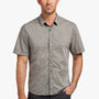 Overdyed Leaf Print Shirt - Paver Pigment | James Perse Los Angeles