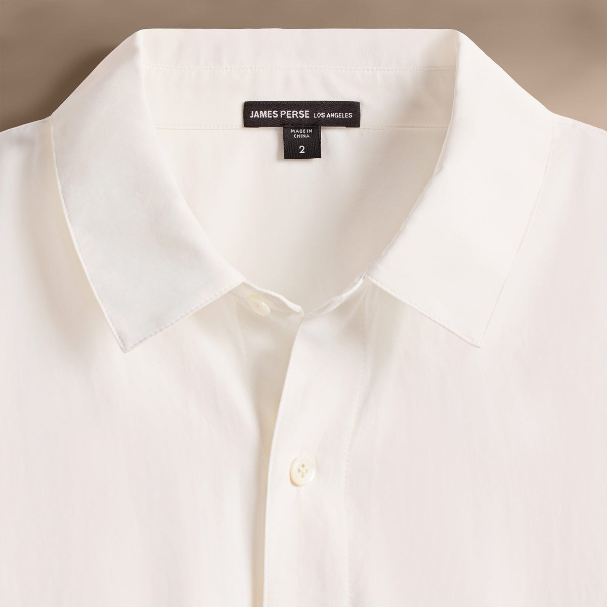 Matte Cabana Long Sleeve in White | James Perse Los Angeles