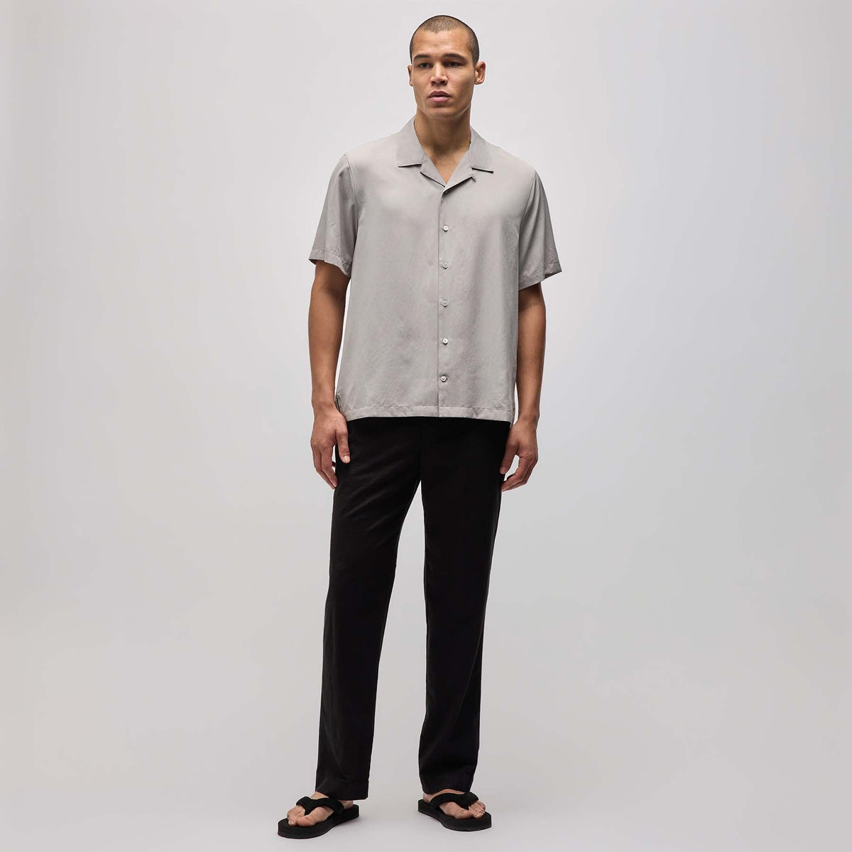 Lightweight Short Sleeve in Mineral | James Perse Los Angeles