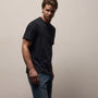 Heavy Luxe Jersey Crew in Black | James Perse Los Angeles