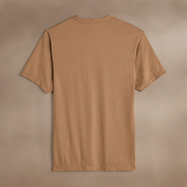 Heavy Luxe Jersey Crew  in Camel | James Perse Los Angeles