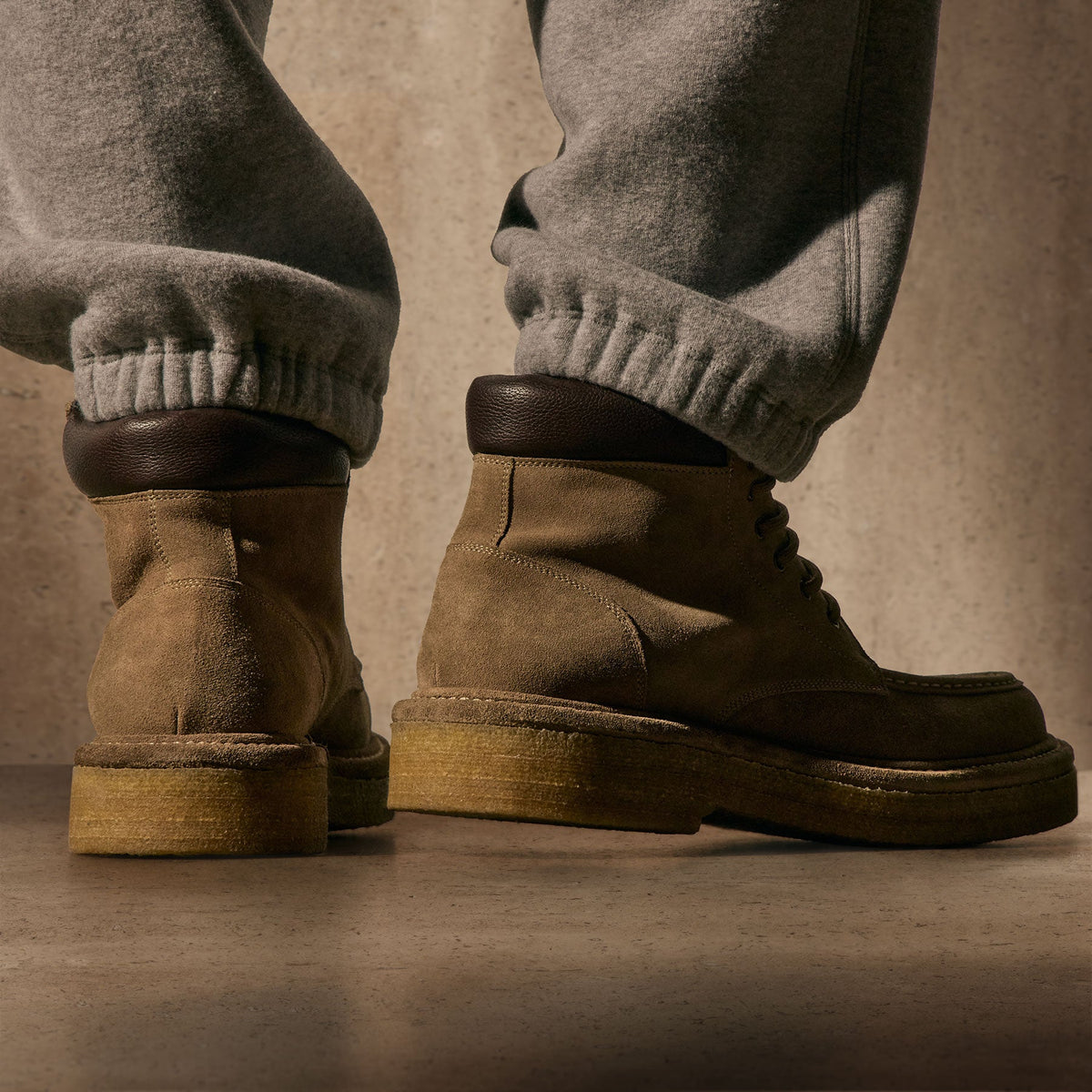Men's Work Boot in String | James Perse Los Angeles