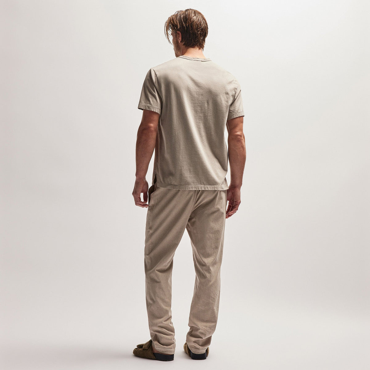 Heavy Luxe Jersey Crew in Dapple | James Perse Los Angeles