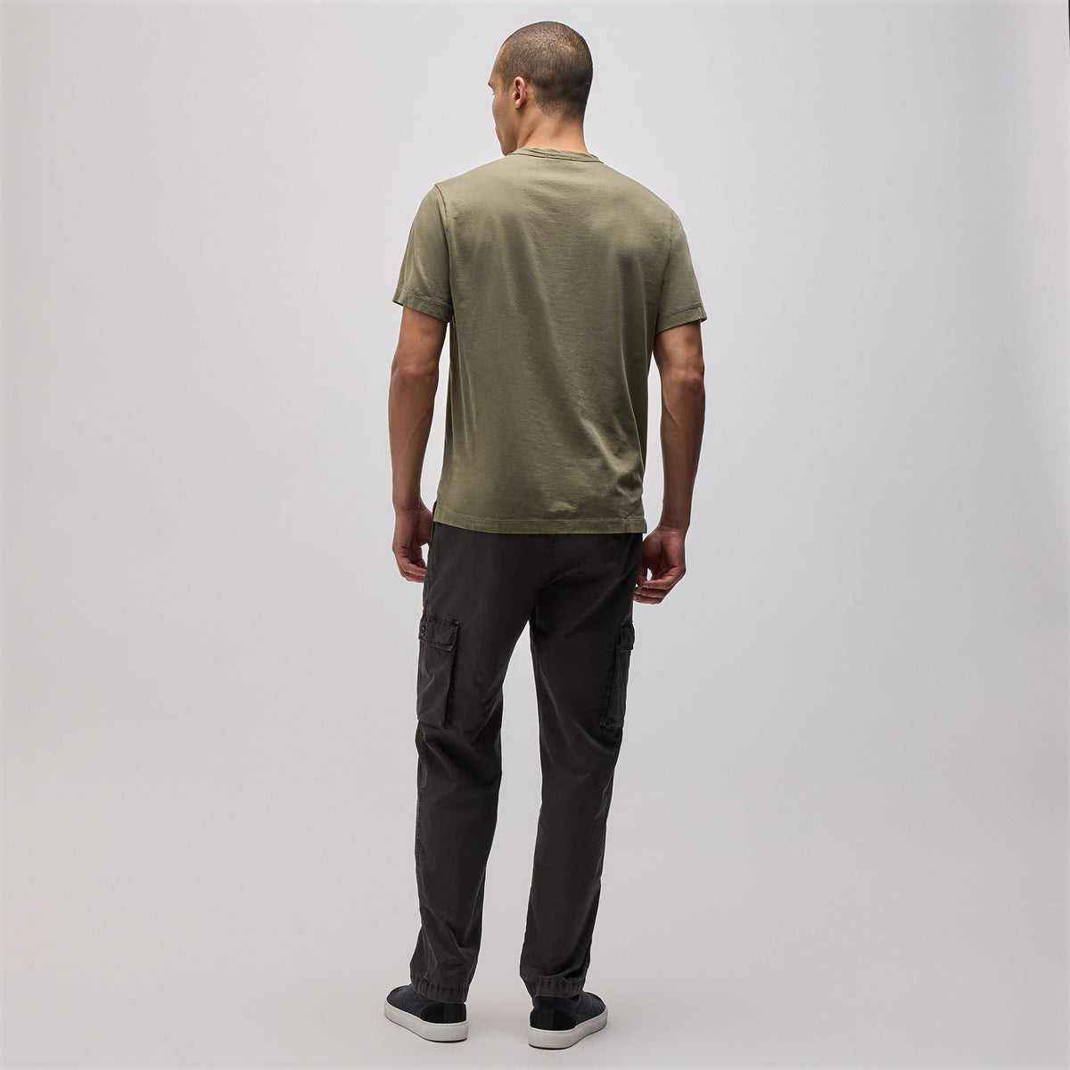 Heavy Luxe Jersey Crew in Trooper | James Perse Los Angeles