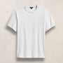 Heavy Luxe Jersey Crew in White | James Perse Los Angeles FLAT