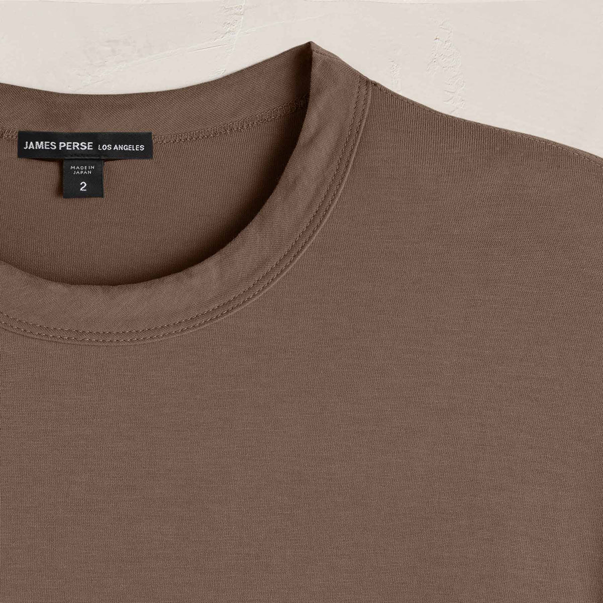 Heavy Luxe Jersey Long Sleeve in Caribou | James Perse Los Angeles