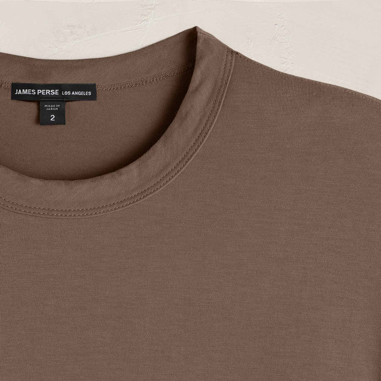 Heavy Luxe Jersey Long Sleeve in Caribou | James Perse Los Angeles