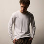 Heavy Luxe Jersey Long Sleeve in White | James Perse Los Angeles