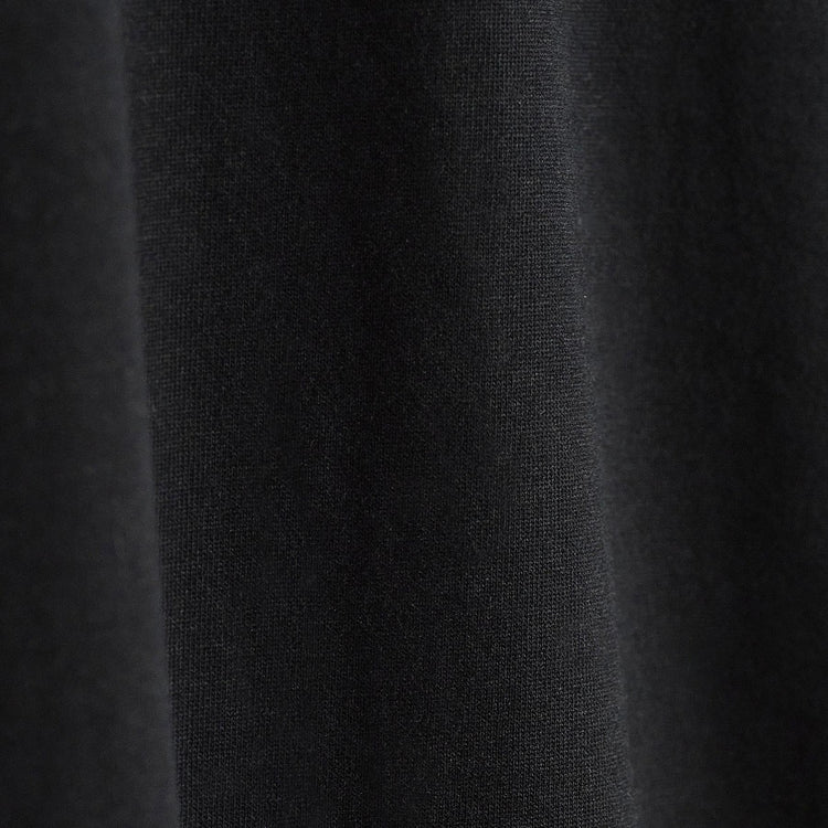 Heavy Luxe Jersey Long Sleeve Polo in Black | James Perse Los Angeles