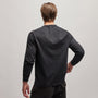 Heavy Luxe Jersey Henley in Black | James Perse Los Angeles