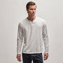 Heavy Luxe Jersey Henley in White | James Perse Los Angeles