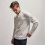 Heavy Luxe Jersey Henley in White | James Perse Los Angeles