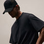 Heavy Luxe Jersey Oversized Crew in Black | James Perse Los Angeles