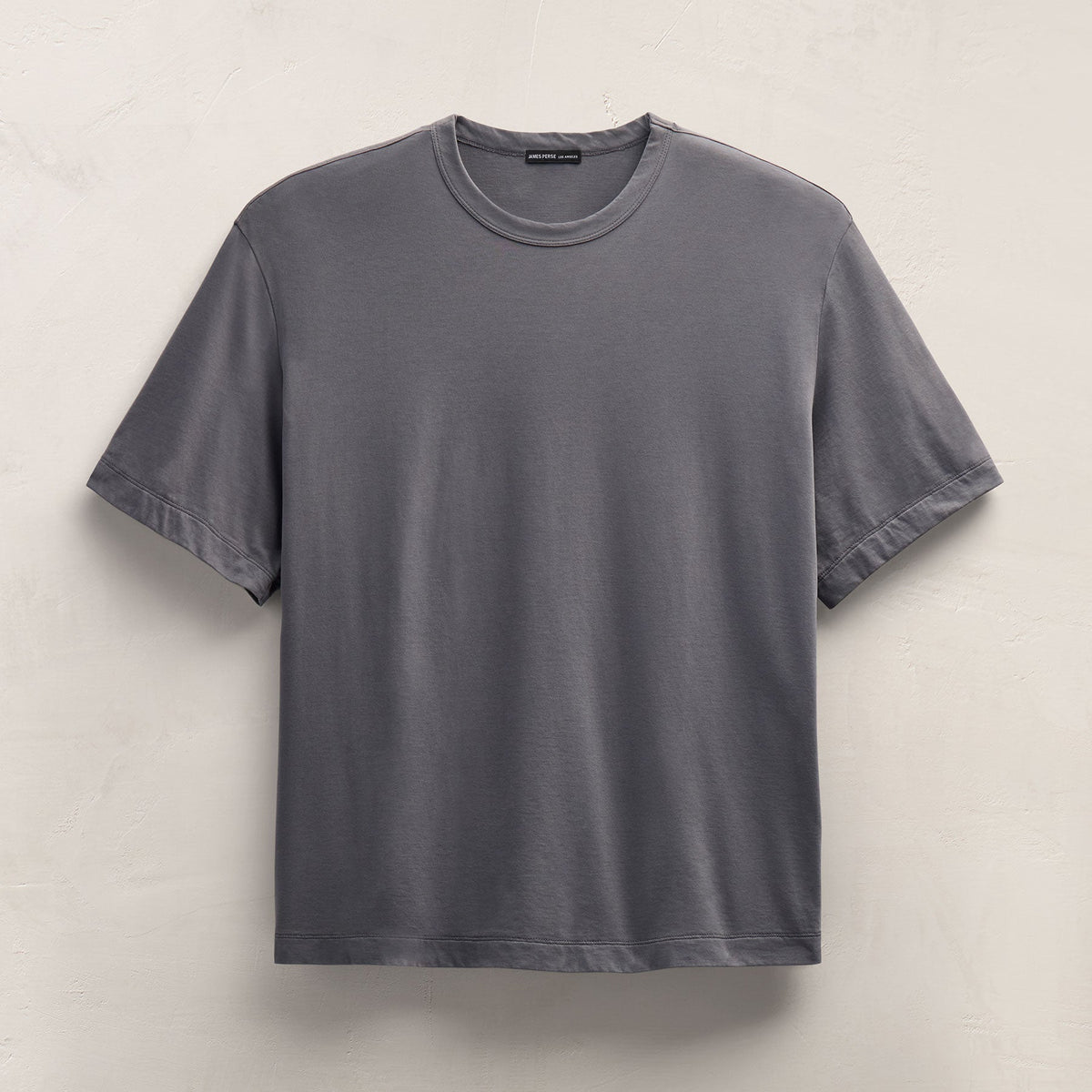 Heavy Luxe Jersey Oversized Crew in Cavalry | James Perse Los Angeles