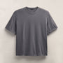 Heavy Luxe Jersey Oversized Crew in Cavalry | James Perse Los Angeles
