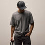 Heavy Luxe Jersey Oversized Crew in Cavalry | James Perse Los Angeles