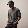 Heavy Luxe Jersey Oversized Crew in Cavalry | James Perse Los Angeles