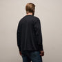 Heavy Luxe Jersey Oversized Long Sleeve in Black | James Perse Los Angeles