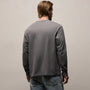 Heavy Luxe Jersey Oversized Long Sleeve in Cavalry | James Perse Los Angeles