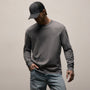 Heavy Luxe Jersey Oversized Long Sleeve in Cavalry | James Perse Los Angeles