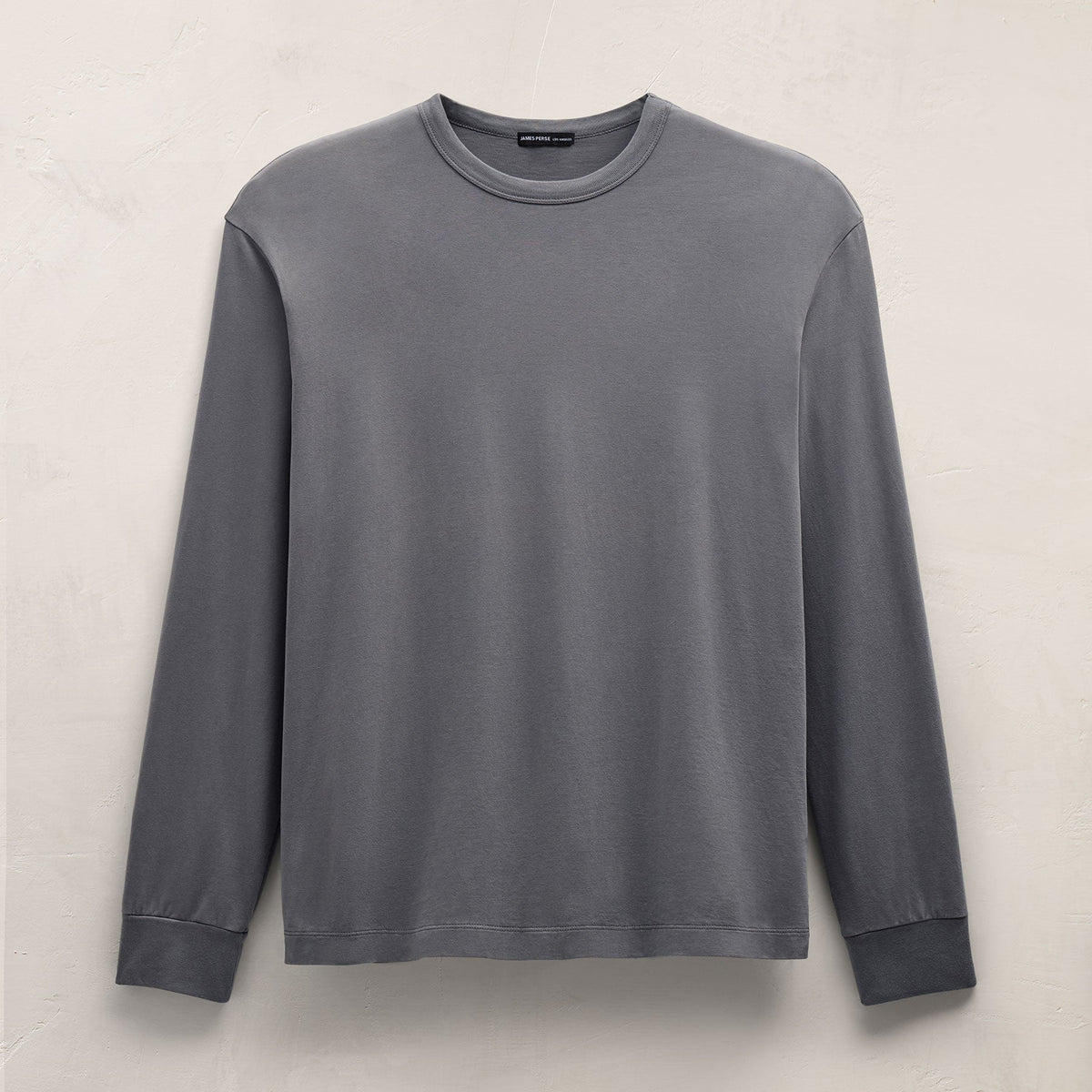 Heavy Luxe Jersey Oversized Long Sleeve in Cavalry | James Perse Los Angeles