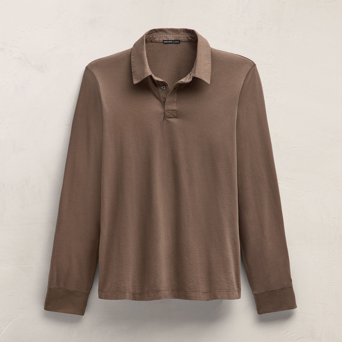 Heavy Luxe Rugby Polo in Caribou | James Perse Los Angeles