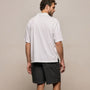Heavy Luxe Jersey Oversized Polo in White | James Perse Los Angeles