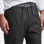 Lightweight Printed Flannel Pant In Black | James Perse Los Angeles