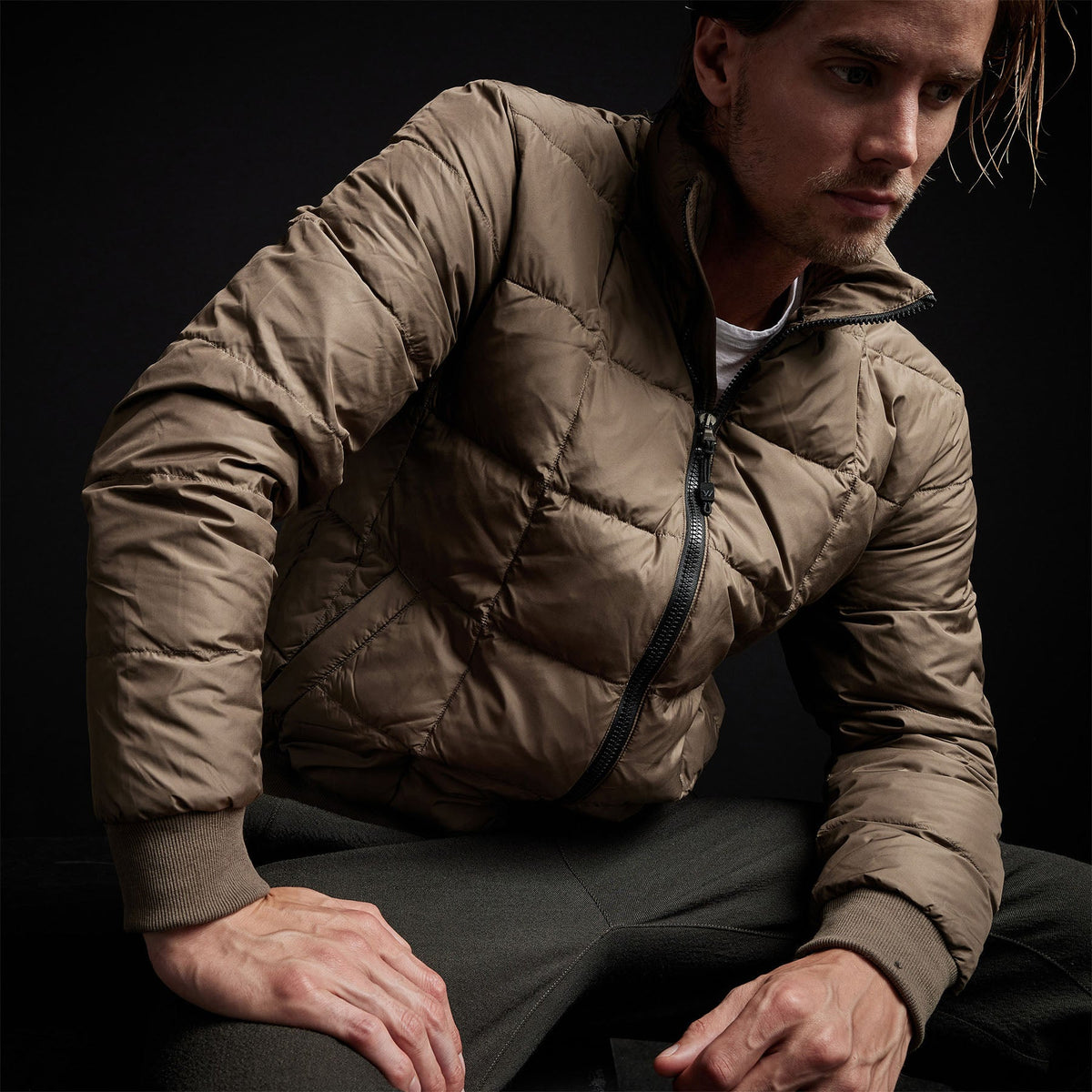 Lightweight Down Filled Jacket in Platoon | James Perse Los Angeles