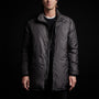 Down Filled Trench in Black | James Perse Los Angeles