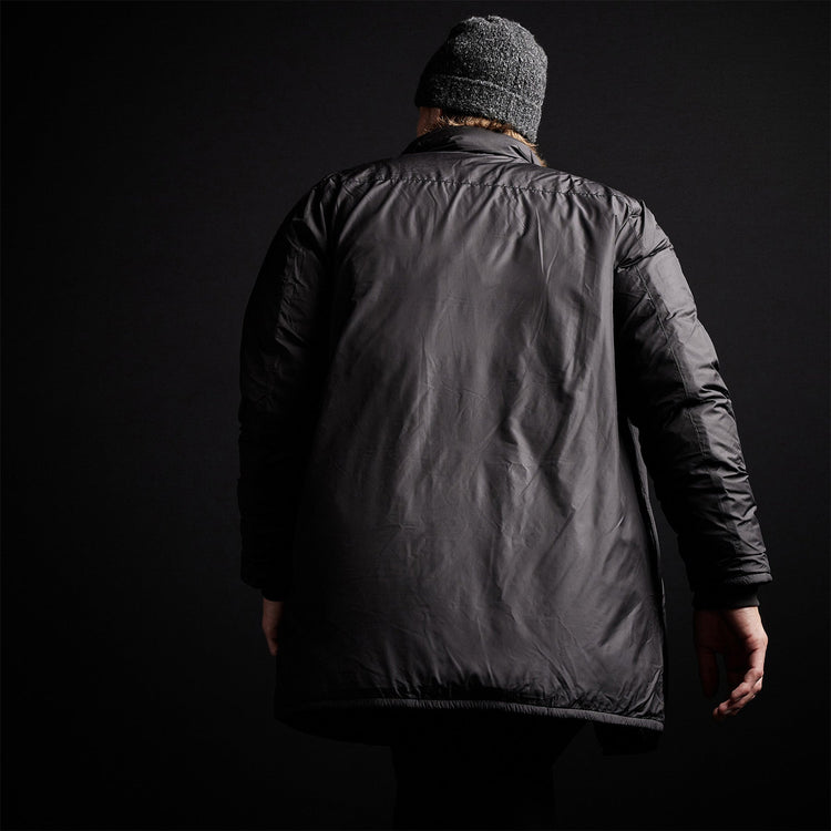 Down Filled Trench in Black | James Perse Los Angeles